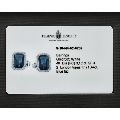 Frank Trautz fehér arany fülbevaló (8-10444-52-0737)