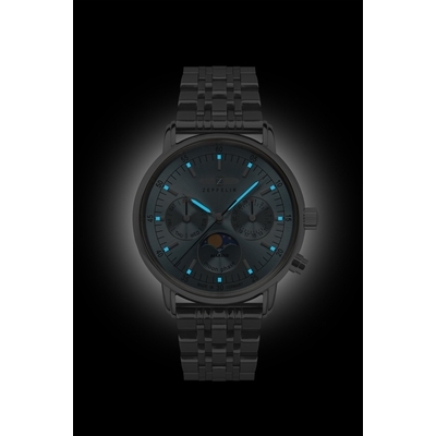 Zeppelin LZ14 Marine Moon Phase női óra (8637M-3)