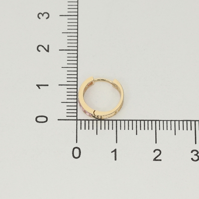 Arany karika fülbevaló (96-0667-PIN-SCS)