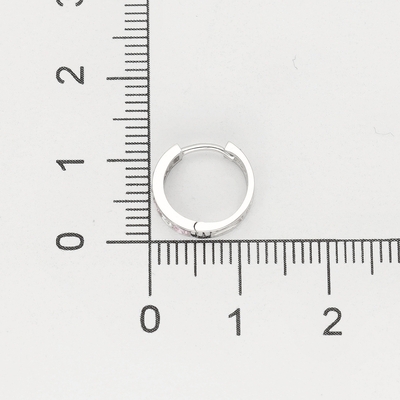 Fehér arany karika fülbevaló (96-0667-PINZIR-SCF)