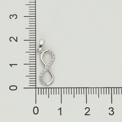 Fehér arany végtelen medál (96-9199-PE-F)