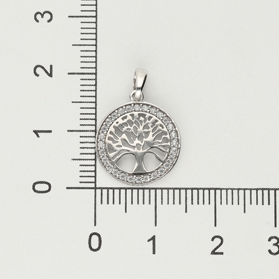 Fehér arany életfa medál (96-9347-PE-F)