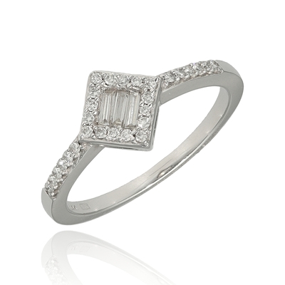 Fehér arany gyűrű (A.01.F.199.K.D.S5)