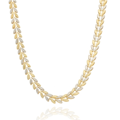 Arany nyaklánc 50 cm (A03SF118levél)