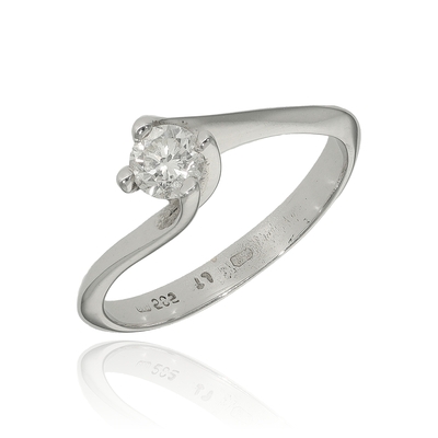 Fehér arany gyűrű (A.01.F.106.K.D.X5)