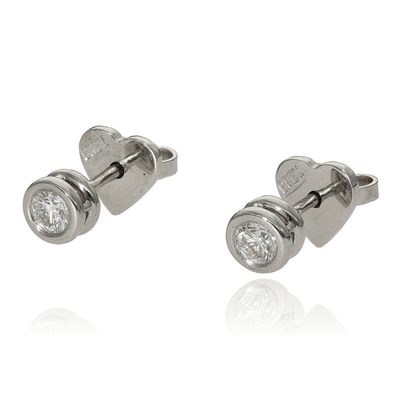 Fehér arany fülbevaló (A1185)