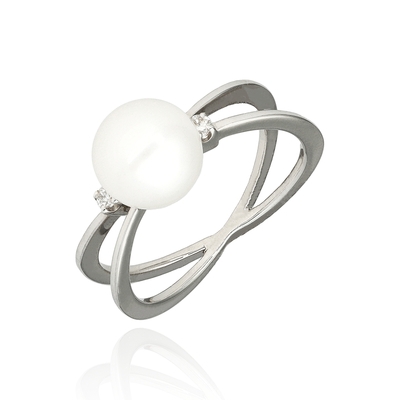 Bibigi fehér arany gyűrű 53-as méret (ANB2269BAD-53)