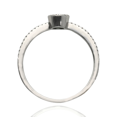 Bibigi fehér arany gyűrű 54-es méret (AND0015BS-54)