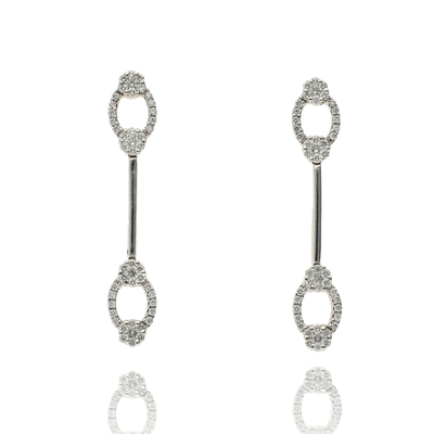 Fehér arany fülbevaló (B13988_3I)