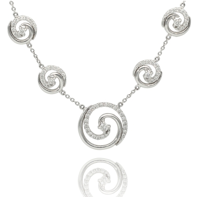 Fehér arany nyakék (B14116_3I)