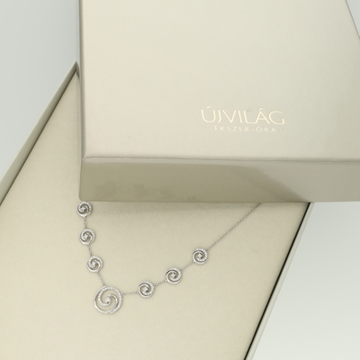 Fehér arany nyakék (B14116_3I)