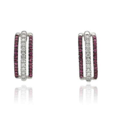 Fehér arany fülbevaló (B15690_4I)