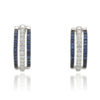 Fehér arany fülbevaló (B15692_4I)