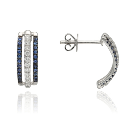 Fehér arany fülbevaló (B15692_4I)