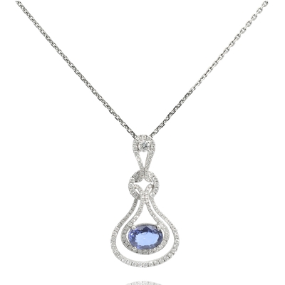 Fehér arany nyakék (B20469_3I)