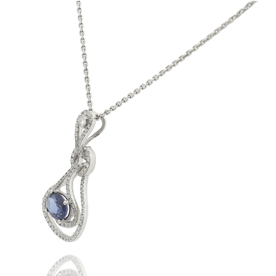 Fehér arany nyakék (B20469_3I)