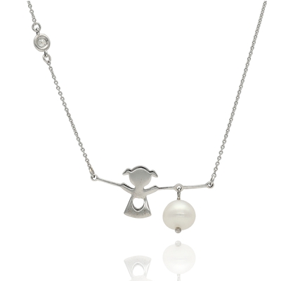 Fehér arany nyakék (B21911_4I)