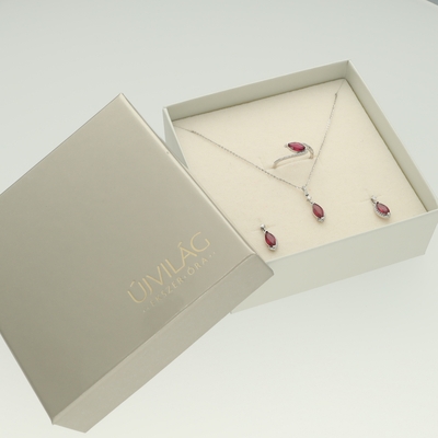 Fehér arany fülbevaló (B21933_4I)