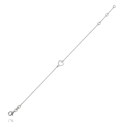 Fehér arany karlánc 17 cm (B42645)