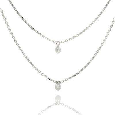 Fehér arany nyakék (B43415_3I)