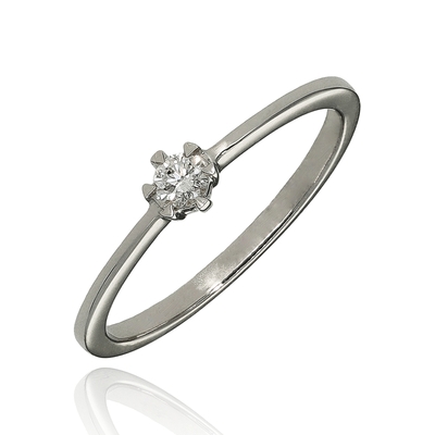 Fehér arany gyűrű 53-as méret (B43637_3I)