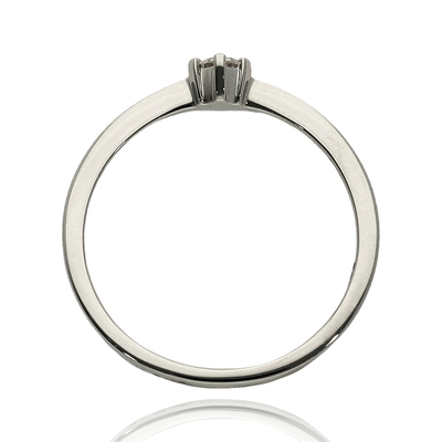 Fehér arany gyűrű 53-as méret (B43637_3I)