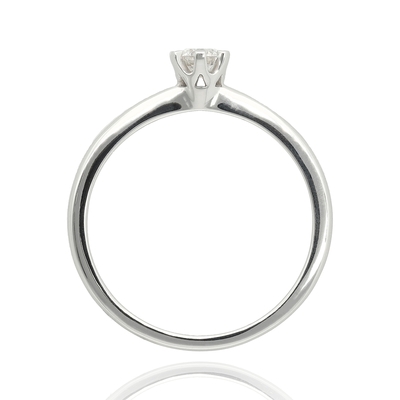 Fehér arany gyűrű 56-os méret (B43778)