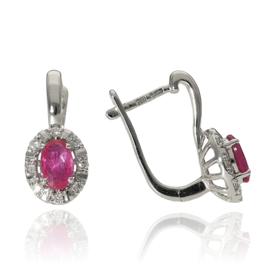 Fehér arany fülbevaló (B45729)