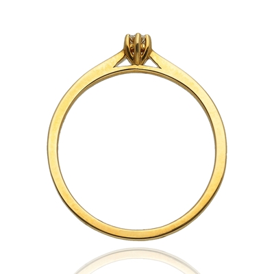 Sárga arany gyűrű 52-es méret (B47557_3I)