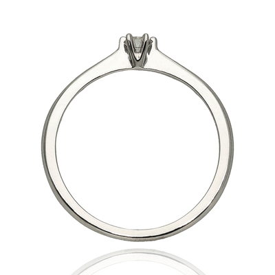 Fehér arany gyűrű 51-es méret (B47781_3I)