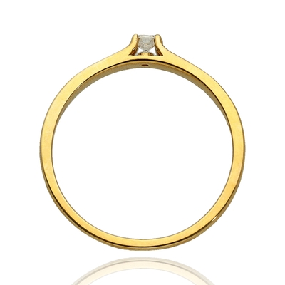 Sárga arany gyűrű 54-es méret (B48028_3I)