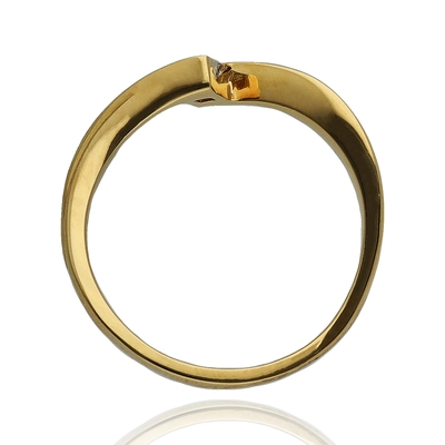 Sárga arany gyűrű 51-es méret (B48087_3I)