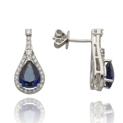 Fehér arany fülbevaló (B48133_3I)