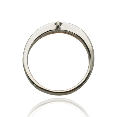 Rosé-fehér arany gyűrű 52-es méret (B48167_3I)