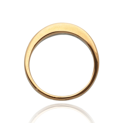 Rosé-fehér arany gyűrű 52-es méret (B48167_3I)