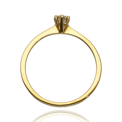 Sárga arany gyűrű 52-es méret (B48273_3I)