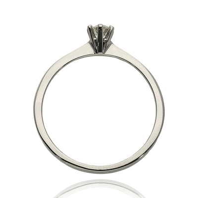 Fehér arany gyűrű 51-es méret (B48283_3I)