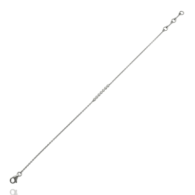 Fehér arany karlánc 18 cm (B49021)