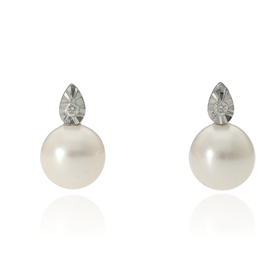 Fehér arany fülbevaló (B51658)