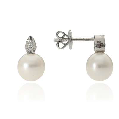 Fehér arany fülbevaló (B51658)