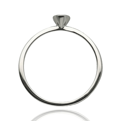 Fehér arany gyűrű 52-es méret (B52394_3I)