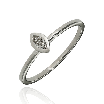 Fehér arany gyűrű 54-es méret (B52399_3I)