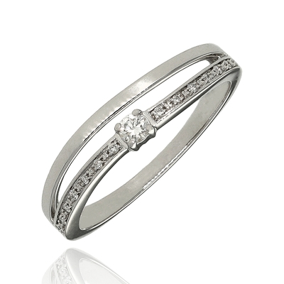 Fehér arany gyűrű (B54539)