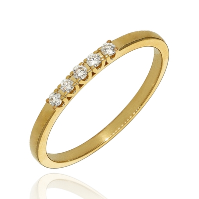 Arany gyűrű 58-as méret (B54546)