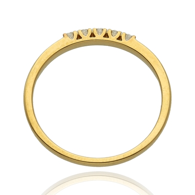 Arany gyűrű 58-as méret (B54546)