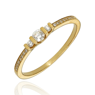 Arany gyűrű 56-os méret (B54603)