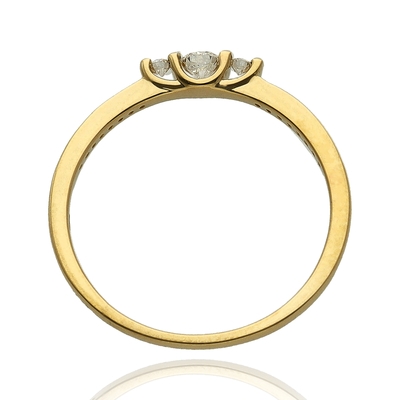 Arany gyűrű 56-os méret (B54603)