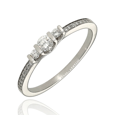 Fehér arany gyűrű (B54604)