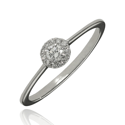 Fehér arany gyűrű (B54605)