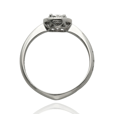 Ponte Vecchio 18 karátos gyémánt gyűrű 55-ös méret (CA859BRW-55)